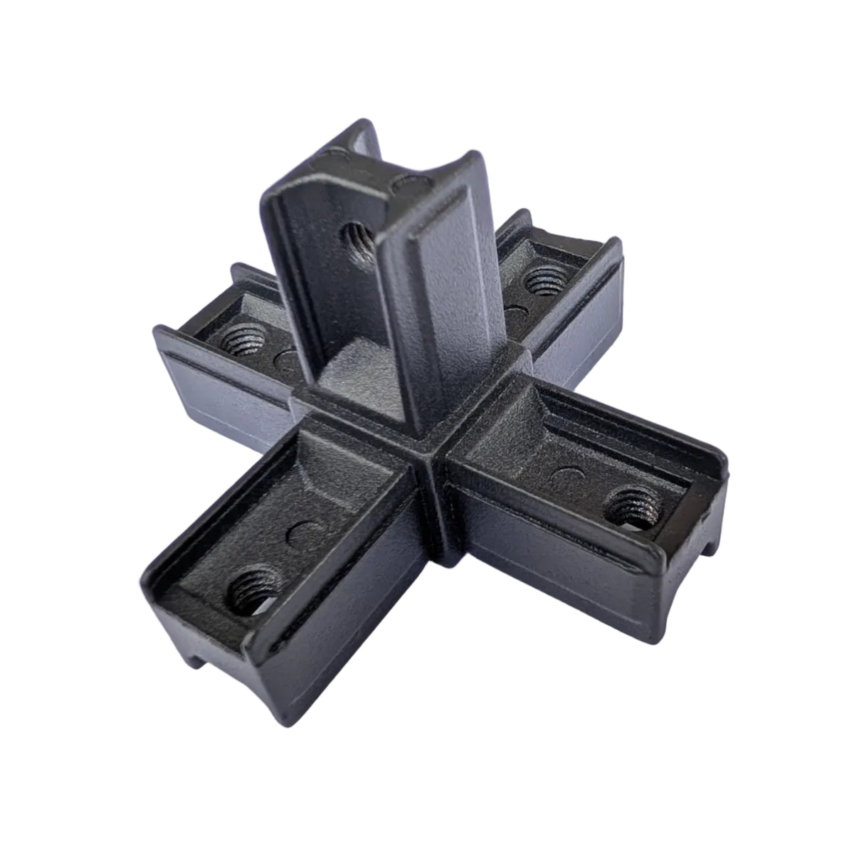 A5 Rohrverbinder mit 5 Ausgängen für Flexivo-Regalsystem aus Aluminium